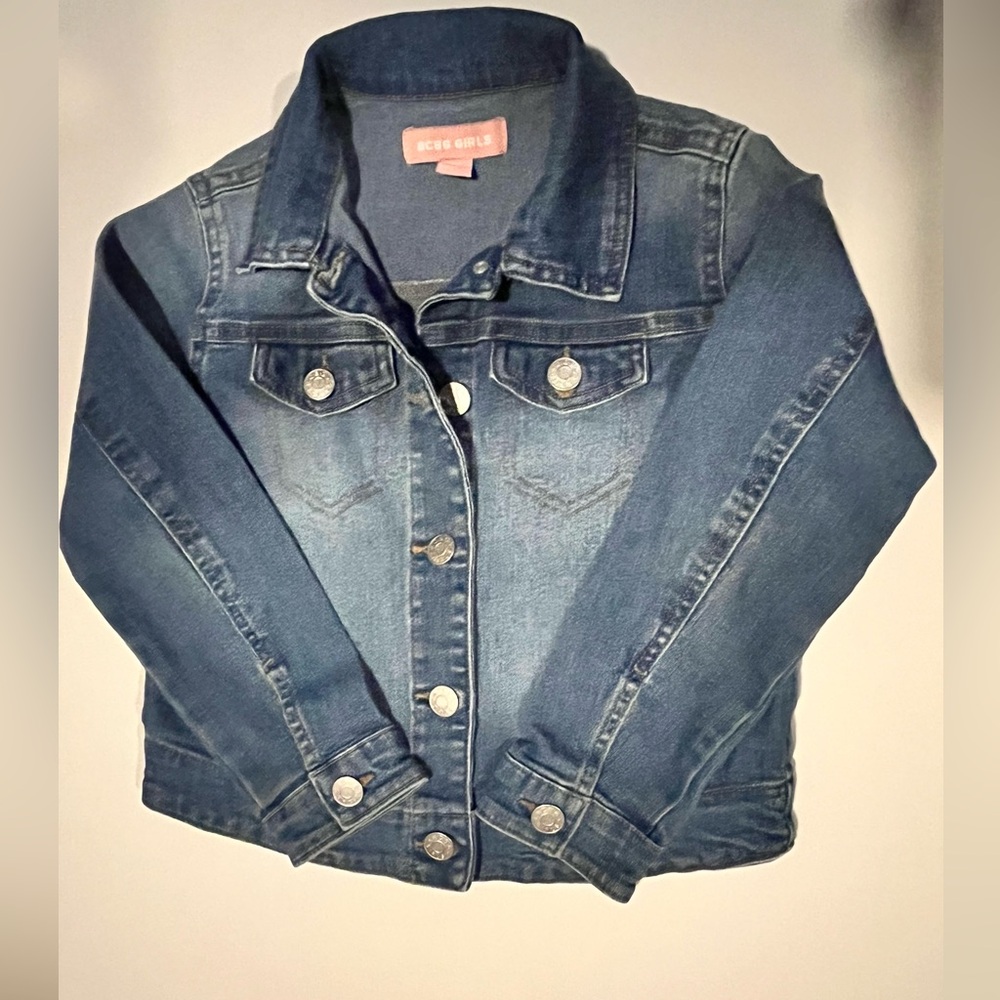 BCBG girls Sz XS (5-6) denim jacket.